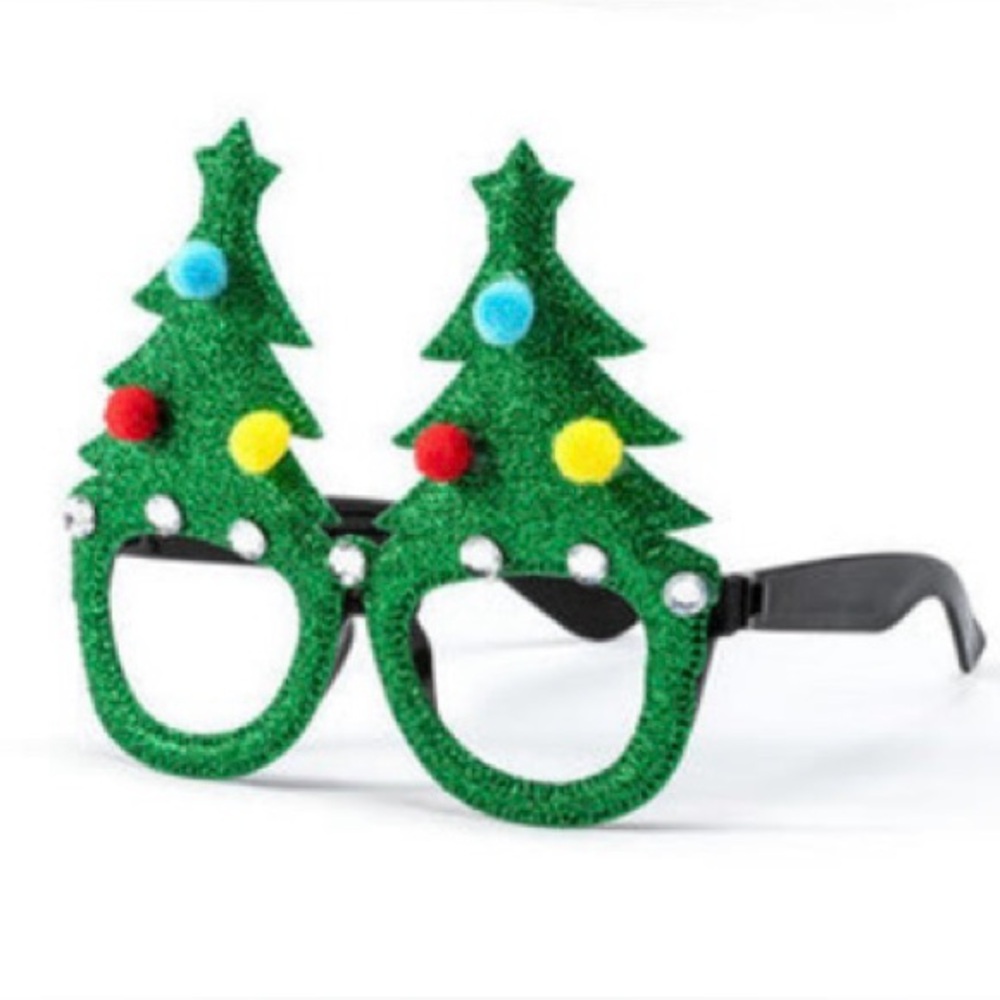 Demdaco Green Christmas Tree Kids Glasses